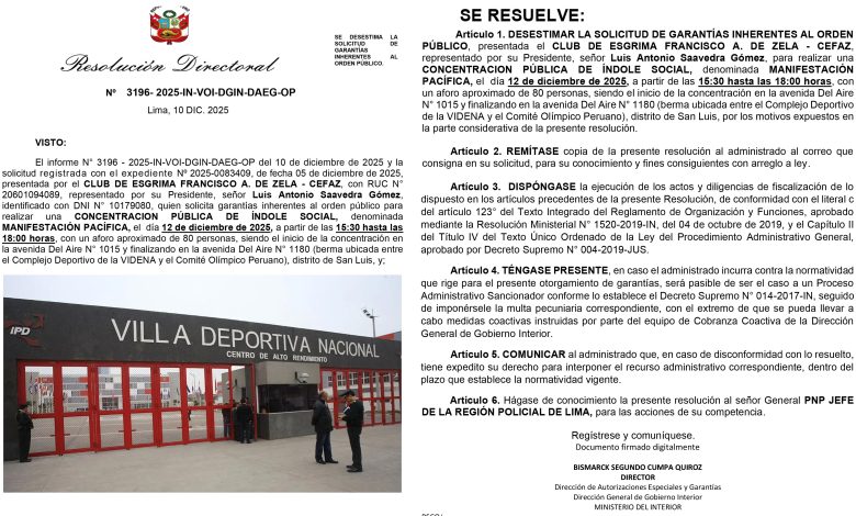 Marcha No Tiene Permiso De Autoridades