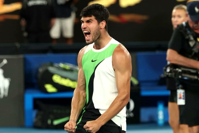 Tenista Carlos Alcaraz