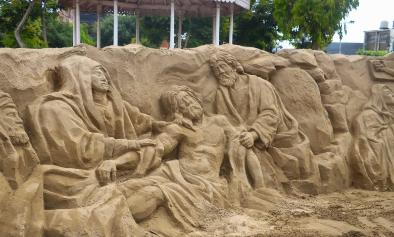 Escultura De Arena En Pachacamac